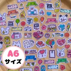 ʜᴀɴᴅᴍᴀᴅᴇ①マタニティシール　母子手帳 エコーアルバム　A6のサムネイル