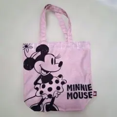 Disney ディズニー　ミニーマウス　ピンクのトートバッグ