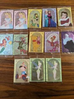 【即日配送】ディズニー ウエハース メタリックプラカード 13枚