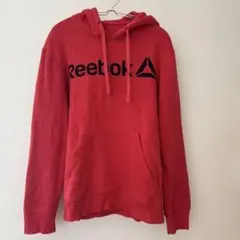Reebok 赤 フード付きパーカー L
