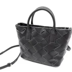 【美品】BARNEYS NEWYORK ショルダーバッグ　ブラックレザー2wayのサムネイル