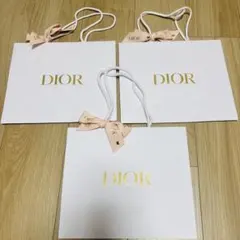 【美品】新品未使用　2026年Dior 限定 紙袋 ショッパー3枚 大