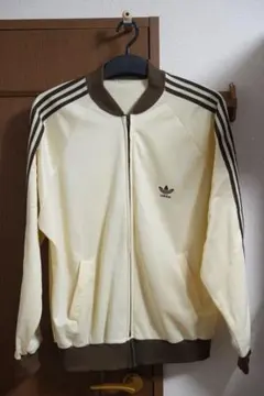 【希少サイズXL相当】80s adidas ATP USA製 ベージュ ブラウン