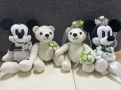 4℃ウェディング ぬいぐるみ 4体セット