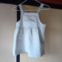 薄いグリーン サロペットスカート