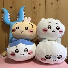 ちいかわハチワレうさぎモモンガ　もっちるねそべりBIGぬいぐるみ超BIGさすまた