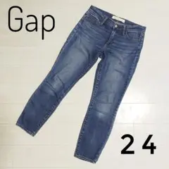 GAPギャップ スキニーデニム 24 レディース ダークインディゴ　ジーパン