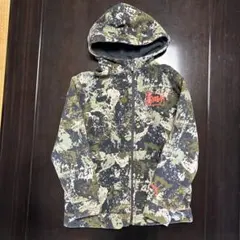 PUMA 迷彩柄 ジップアップパーカー 裏起毛 サイズ150cm