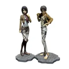 一番くじ 進撃の巨人 自由への進撃 ラストワン賞 ミカサ フィギュア　セット