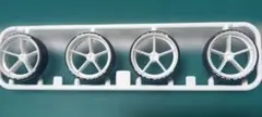 ミニ四駆 約25.5mm スーパーハードペラタイヤ 大経ホイールのサムネイル