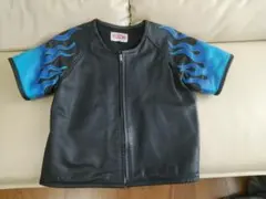 メッシュ　KADOYA K'S LEATHER　パンチングレザー  ライダースのサムネイル