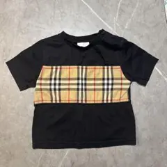 BURBERRY チェック柄 Tシャツ 18M 86cm