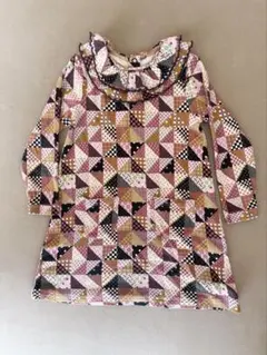 misha and puff Lilac Patchwork ワンピース2Yのサムネイル