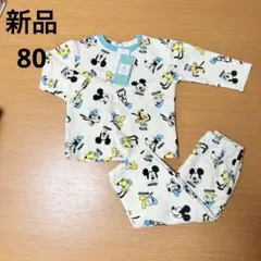 新品　ディズニー ミッキー ベビーパジャマ 80cm