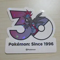 韓国限定】ポケモン 30周年記念ステッカー ゾロアーク - メルカリ