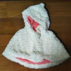 ムージョンジョン　ファーポンチョ　ボア　90　モコモコ