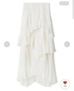 Sustainableプリーツティアードスカート snidel 1度のみ着用