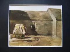 Andrew Wyeth、WITCH DOOR、希少画集画、新品高級額、額装付 Andrew Wyeth、WITCH DOOR、希少画集画、新品高級額、額装付