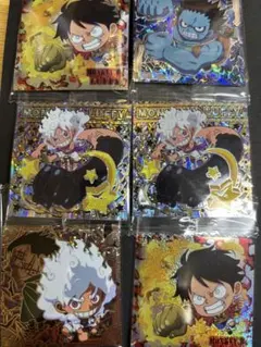 ワンピース モンキー・D・ルフィ ステッカー 6枚セット