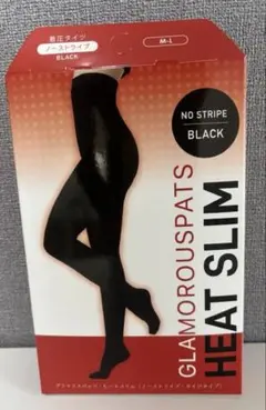 【新品】グラマラスパッツ（タイツタイプ）Heat Slim ブラック M-L
