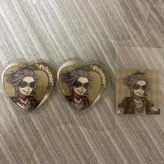 IdentityV 囚人 ハート缶バッジ 旗ピックの紙