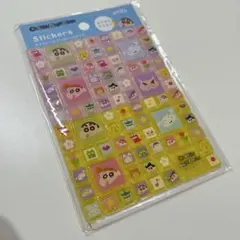 クレヨンしんちゃん　シール　おはじきシール　3D タイルシール