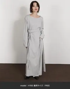 SELECT MOCA Side Slit Wrap One-piece