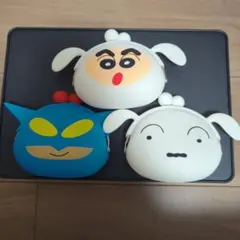 【クレヨンしんちゃん】 シロちゃん！アクション仮面！しんちゃんシリコンがま口