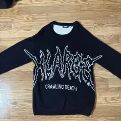 XLARGE ニット セーター ブラック Lサイズのサムネイル