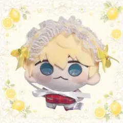 16cm　ぬい服　ぬいぐるみ　ヘッドドレス　黄色のサムネイル