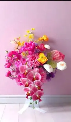 結婚式　ブーケ　アーティフィシャルフラワー　前撮り　ピンク　秋　春　造花　ドライ