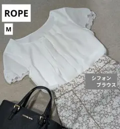 ✨ROPE タックデザイン シフォンブラウスのサムネイル
