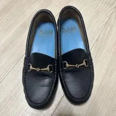 SAN FRANCISCO 黒 ローファー 金具付き