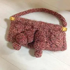 KIRALY＊ざっくりニット3wayバック＊ショルダーバッグ＆クラッチ＆斜めがけ