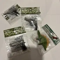 iwako おもしろ消しゴム ガン 恐竜 （男の子）ミニチュア 4点セットのサムネイル