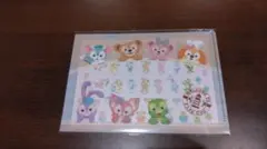 ダッフィーフレンズ クリアファイルシールセット