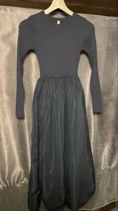 COCAバルーンスカートドレス 黒