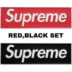 Supreme Box Logo Car Emblem 2色セット