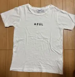 AZUL BY MOUSSY ロゴTシャツ ホワイト Mサイズのサムネイル