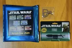 STAR WARS ヨーダ アクリルキーチェーン ライトセーバー