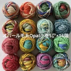 オパール毛糸Opal小巻5㌘×16個