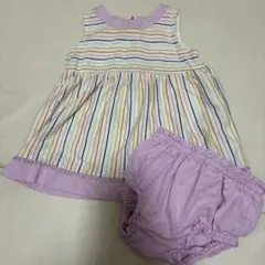 ケイトスペード　ストライプ柄ワンピース＆パンツセットのサムネイル