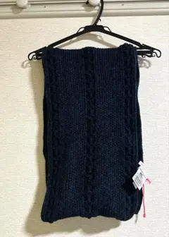 SEE BY CHOLE ネイビーマフラー