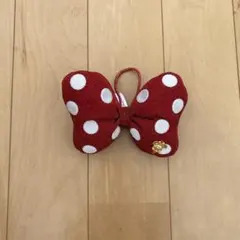 ディズニー ミニーちゃん リボン ヘアゴム ヘアピン キーホルダー