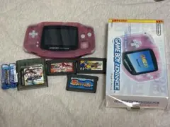 ゲームボーイアドバンス クリアピンク 本体