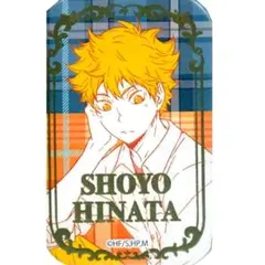 ハイキュー　日向翔陽　缶バッジ　スクエア缶バッジ　セブンネット　セブンイレブン