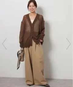 JOURNALSTANDARD relume シアーモヘヤミックスVカーディガン