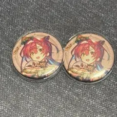 宝鐘マリン 缶バッジ 2個セット