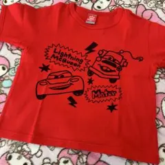 ベビードール　マックイーン　カーズ 半袖Tシャツ 赤　120センチ