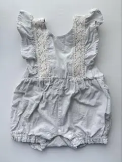 Cottoliフリル付き ロンパース 70 ベビー服